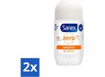 Sanex Deodorant Roller Zero% Pelle Sensibile 50 Ml - Confezione Risparmio - 2 Pezzi