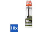 L'oréAl Uomo Expert Shirt Protect - Deodorante - 150 Ml - Deodorante Spray - Confezione Risparmio - 10 Pezzi
