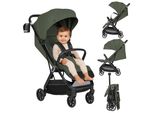 Passeggino Lionelo Buggy Bess Da 6 Mesi A 22 Kg, Pieghevole, Ruote A 360°, Leggero 7,5 Kg - Verde