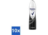 Rexona - Invisible Diamond - Deodorante Spray - Antitraspirante - 150 Ml - Confezione Vantaggiosa - 10 Pezzi