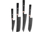 Set Di Coltelli Da Cucina Damasco RY-38068 - Nero KP38068