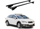 Portapacchi Menabo Per Seat Leon X-Perience Estate 2014-2020 75Kg Alluminio Nero 2X