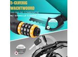 Lucchetto A Combinazione Per Bicicletta 150Cm Ad Alta Sicurezza Con Codice A 5 Cifre Lucchetto A Catena E-Bike Mtb Bici Da Trekking Bici Da Strada Moto Attrezzi Da Esterno