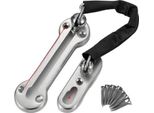 Inf Catena Antifurto In Acciaio Inox Con Viti - Finitura Argento