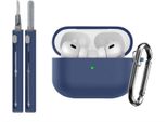 Inf Custodia Protettiva In Silicone (Set Da 3) Per Apple Airpods Pro 3 Blu Scuro