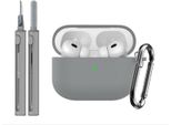 Inf Custodia Protettiva In Silicone (Set Da 3) Per Apple Airpods Pro 3 Grigio