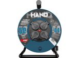 Avvolgicavo Hand Pro 50M 4X Prese 230V IP44 H05RN-F 3X1,5 Mm²