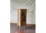Antico Mobile Cinese Di 131 Cm Di Altezza Con Porta A Motivo Geisha Colore Natura
