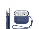 Inf Custodia Protettiva In Silicone Per Airpods Pro 3 Blu Scuro