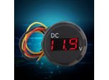 Dc 0-100V Digital Voltage Meter Voltmetro Led Panel Display Per Auto Moto Impermeabile