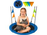 Ekspand | Nest Swing BG-80 - Blu - Resistente Alle Intemperie - Capacità Di Carico Fino A 150 Kg - Ideale Per Bambini E Adulti
