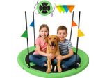 Ekspand | Nest Swing BG-100 - 100 Cm - Verde - Resistente Agli Agenti Atmosferici - Alta Capacità Di Carico - Per Bambini E Adulti