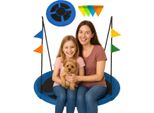 Ekspand | Nest Swing BG-100 - Blu - Resistente Alle Intemperie - 100 Cm - Per Bambini E Adulti - Alta Capacità Di Carico
