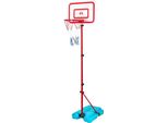 Canestro Per Bambini - Canestro Da Basket - Regolabile In Altezza, Portatile Con Base Gonfiabile, Per Giocare All'interno E All'esterno Per Bambini E Bambine Di 3-8 Anni