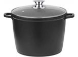 Pentola Per Zuppa 10 Litri - Pentola Per Zuppa A Induzione - Pentola Per Zuppa 10 Litri Per Induzione - Pentola Per Zuppa - Pentola Per Zuppa - 32 Cm - Nero