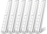Inf Lampada Led Con Sensore Di Movimento - Bianco Caldo, Magnetica, Ricaricabile