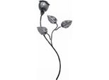 Logistsystem Rosa Con Foglie In Ferro Battuto Fiore Ornamentale In Acciaio, Decorazione Da Giardino, Rosa In Metallo Decorazione Da Giardino Decorazione Per La Casa Decorazione Natalizia Decorazione Da Esterno In Metallo Acciaio Resistente Alle Intemperie Decorazione Da Giardino Tomba 50.100