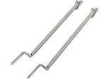 2 Pezzi Portellone Barca Supporto A Molla In Acciaio Inox Marino 190 Mm/7,48 Pollici Copertura Per Porte A Battente Armadio Heavy Duty