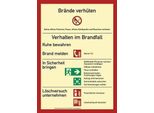 Cartello Antincendio Din En Iso 7010 L210Xw297Mm Norme Antincendio Ku.