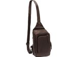 The Chesterfield Brand Pelle Borsa A Tracolla Riga Crossbodybag Brown Marrone Scuro