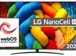 Lg Nanocell Ai 86NANO81A3A Tv 2,18 M (86 Pollici) 4K Ultra Hd Smart Tv Wi-Fi Nero