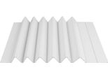 Copertura Per Vasca Da Bagno - Tavola Pieghevole - Pvc - Resistente Alla Ruggine - Dimensioni 160×70×0,65 Cm - Portata 5 Kg - Rettangolare - Grigio Chiaro