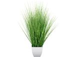 Kunstgras Creativ Green "Grasbusch", GrüN, H:77Cm, Kunststoff, Kunstpflanzen, Im WeißEn Topf