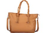 Elegante Borsa Da Donna Marrone Con Manici E Tracolla Removibile