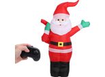 Giocattolo Gonfiabile Babbo Natale, 2,4 Ghz, Telecomando, Decorazione Natalizia, Elettrico, Per Uso Esterno In Casa