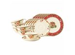 Seltmann Weiden Teeservice Marieluise Weihnachtsnostalgie 18Er Set