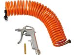 Kit Aria, Tubo A Spirale Da 5 M + Pistola Per Aria Compressa