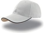 Atlantis | Zoom Piping Sandwich Cap / Berretto / Cappello - Colore: Bianco/Navy/Khaki - Taglia: Unica
