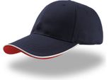 Atlantis | Zoom Piping Sandwich Cap / Berretto / Cappello - Colore: Navy/White/Red - Taglia: Unica