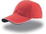 Atlantis | Zoom Piping Sandwich Cap / Berretto / Cappello - Colore: Rosso/Bianco/Navy - Taglia: Unica