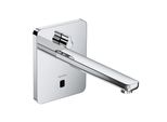 Kludi Zenta Sl E Robinetterie De Lavabo éLectronique, Saillie 240Mm, PoignéE De SéLection De La TempéRature, Alimentation éLectrique Ou Par Pile, Chrome, 3840005, 3840005