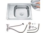 58X48Cm Lavello Da Incasso Angolare In Acciaio Inox Con Ripiano A Destra Lavello Cucina Lavello