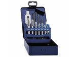 Eventus By Exact 20334 Tapping Head Set 15-Piece Metric Right Hand Cutting Din 352 Hss 1 Set
