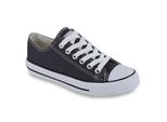 Mytrendshoe Scarpe Da Donna Scarpe Sportive Scarpe Di Tela 96194, Colore: Grigio Scuro Lucky, Taglia: 36