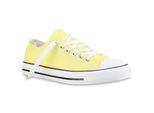 Mytrendshoe Scarpe Da Ginnastica Da Uomo Scarpe Sportive Stringate Scarpe Casual Tessile 814413, Colore: Giallo, Taglia: 36