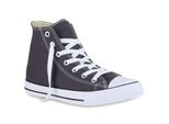 Mytrendshoe Uomo Sneaker Alta Tela Scarpe Da Ginnastica Allacciate Scarpe Casual 826092, Colore: Grigio Scuro, Taglia: 36