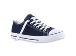 Mytrendshoe Uomo Scarpe Da Ginnastica In Tessuto Scarpe Sportive Stringate Sneaker Basse 816742, Colore: Blu Scuro, Taglia: 36