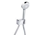 Kludi Logo Set De Douche Pour Baignoire 1S, Avec Un Type De Jet, Coude De Raccordement Mural Avec Support De Douche, Chrome, 6867005-00, 6867005-00