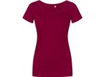 X.O By Promodoro 1545 | Maglietta Donna A Girocollo, Cotone Pettinato - Colore: Berry - Taglia: 3XL