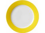 Ritzenhoff & Breker Doppio Teller Flach, Servierteller, Speiseteller, Essteller, Sonnengelb, Ø 27 Cm, 538649