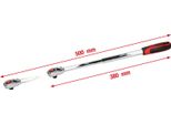 Ks Tools 1/2" Chromeplus Cricchetto Telescopico Reversibile, 36 Denti"