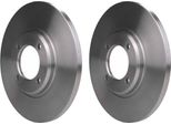2X Hella 8DD 355 100-021 Disco Freno, Asse Anteriore