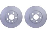2X Hella 8DD 355 127-341 Disco Freno, Asse Anteriore