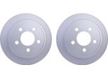 2X Hella 8DD 355 118-341 Disco Freno Asse Posteriore