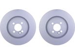 2X Hella 8DD 355 119-441 Disco Freno, Asse Anteriore