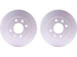 2X Hella 8DD 355 101-241 Disco Freno, Asse Anteriore